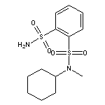 N-cyclohexyl-N-methylbenzene-1,2-disulfonamide