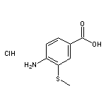 4-amino-3-(methylthio)benzoic acid hydrochloride