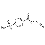 cyanomethyl 4-(aminosulfonyl)benzoate