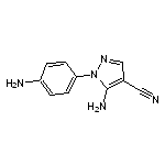 5-amino-1-(4-aminophenyl)-1H-pyrazole-4-carbonitrile