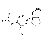 {1-[4-(difluoromethoxy)-3-methoxyphenyl]cyclopentyl}methylamine