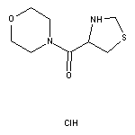 4-(1,3-thiazolidin-4-ylcarbonyl)morpholine hydrochloride