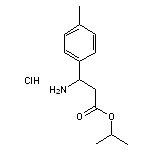 isopropyl 3-amino-3-(4-methylphenyl)propanoate hydrochloride