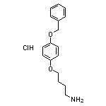 4-[4-(benzyloxy)phenoxy]butan-1-amine hydrochloride