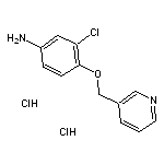 3-chloro-4-(pyridin-3-ylmethoxy)aniline dihydrochloride