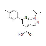 1-Isopropyl-6-(p-tolyl)-1H-pyrazolo[3,4-b]pyridine-4-carboxylic Acid