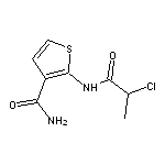 2-[(2-chloropropanoyl)amino]thiophene-3-carboxamide