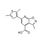 6-(2,5-Dimethyl-3-thienyl)-3-methylisoxazolo[5,4-b]pyridine-4-carboxylic Acid