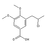 3-(2-chloropropyl)-4,5-dimethoxybenzoic acid