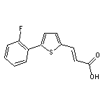 3-[5-(2-fluorophenyl)thien-2-yl]acrylic acid