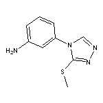 3-[3-(methylthio)-4H-1,2,4-triazol-4-yl]aniline