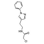 2-chloro-N-[2-(1-phenyl-1H-pyrazol-4-yl)ethyl]acetamide