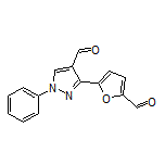 3-(5-Formyl-2-furyl)-1-phenylpyrazole-4-carbaldehyde