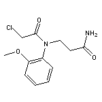 3-[(chloroacetyl)(2-methoxyphenyl)amino]propanamide