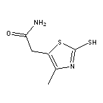 2-(2-mercapto-4-methyl-1,3-thiazol-5-yl)acetamide