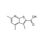 3,4,6-trimethylthieno[2,3-b]pyridine-2-carboxylic acid