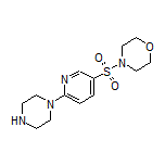 4-[[6-(1-Piperazinyl)-3-pyridyl]sulfonyl]morpholine