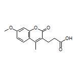 3-(7-methoxy-4-methyl-2-oxo-2H-chromen-3-yl)propanoic acid