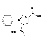 5-(aminocarbonyl)-1-phenyl-4,5-dihydro-1H-pyrazole-3-carboxylic acid