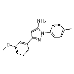 3-(3-methoxyphenyl)-1-(4-methylphenyl)-1H-pyrazol-5-amine