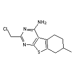 2-(chloromethyl)-7-methyl-5,6,7,8-tetrahydro[1]benzothieno[2,3-d]pyrimidin-4-amine