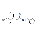 2-Chloro-N-ethyl-N-[2-oxo-2-[(thiophen-2-ylmethyl)amino]ethyl]acetamide