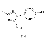 1-(4-chlorophenyl)-3-methyl-1H-pyrazol-5-amine hydrochloride