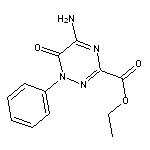 ethyl 5-amino-6-oxo-1-phenyl-1,6-dihydro-1,2,4-triazine-3-carboxylate