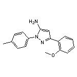 3-(2-methoxyphenyl)-1-(4-methylphenyl)-1H-pyrazol-5-amine