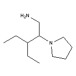 3-ethyl-2-pyrrolidin-1-ylpentan-1-amine