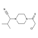 2-[4-(chloroacetyl)piperazin-1-yl]-3-methylbutanenitrile