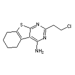 2-(2-chloroethyl)-5,6,7,8-tetrahydro[1]benzothieno[2,3-d]pyrimidin-4-amine