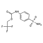 2,2,2-trifluoroethyl 4-(aminosulfonyl)phenylcarbamate