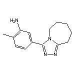 2-methyl-5-(6,7,8,9-tetrahydro-5H-[1,2,4]triazolo[4,3-a]azepin-3-yl)aniline