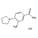 3-amino-4-pyrrolidin-1-ylbenzamide hydrochloride