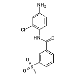 N-(4-amino-2-chlorophenyl)-3-(methylsulfonyl)benzamide