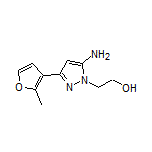 5-Amino-3-(2-methyl-3-furyl)pyrazole-1-ethanol