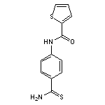 N-[4-(aminocarbonothioyl)phenyl]thiophene-2-carboxamide