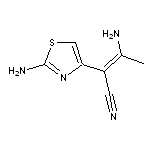 (2E)-3-amino-2-(2-amino-1,3-thiazol-4-yl)but-2-enenitrile