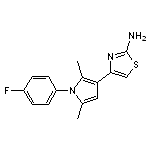 4-[1-(4-fluorophenyl)-2,5-dimethyl-1H-pyrrol-3-yl]-1,3-thiazol-2-amine