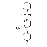 2-(4-methylpiperazin-1-yl)-5-(piperidine-1-sulfonyl)aniline