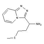 3-(methylsulfanyl)-1-{[1,2,4]triazolo[3,4-a]pyridin-3-yl}propan-1-amine