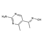 1-(2-amino-4-methylpyrimidin-5-yl)ethanone oxime