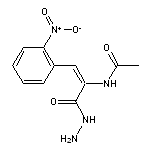 N-[1-(hydrazinocarbonyl)-2-(2-nitrophenyl)vinyl]acetamide