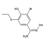 3-bromo-5-ethoxy-N’,4-dihydroxybenzenecarboximidamide