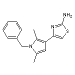 4-(1-benzyl-2,5-dimethyl-1H-pyrrol-3-yl)-1,3-thiazol-2-amine