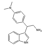 4-[2-amino-1-(1H-indol-3-yl)ethyl]-N,N-dimethylaniline