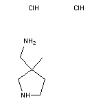 (3-methylpyrrolidin-3-yl)methanamine dihydrochloride