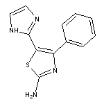 5-(1H-imidazol-2-yl)-4-phenyl-1,3-thiazol-2-amine