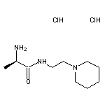 (2R)-2-amino-N-[2-(piperidin-1-yl)ethyl]propanamide dihydrochloride